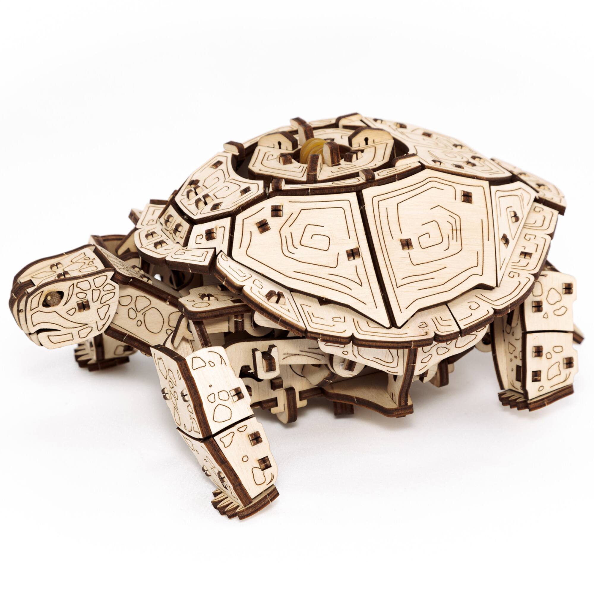 EWA™ Eco-Wood-Art Turtle 3D Wooden STEM Construction Kit